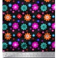 thumbnail image 1 of Soimoi Poly Georgette Fabric Artistic Floral Print Fabric by the Yard 52 Inch Wide, 1 of 1