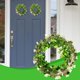 thumbnail image 3 of CaiYueKe St. Patrick's Day Window Clings Decorations, Irish Shamrock Four-Leaf Clover Garland Wreath Stickers, Festive Holiday Party Home Decor, Removable Vinyl Wall Window Decals for Indoor Outdoor, 3 of 6