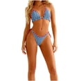 thumbnail image 3 of TaTaai Casual Fashion Strapped Bikini Set, Women’s Solid Color Style, Standard Thickness Feature, True-To-Size Fit, Ideal for Daily Home Leisure Beach Trips, Simple Care Routine Gift, 3 of 6