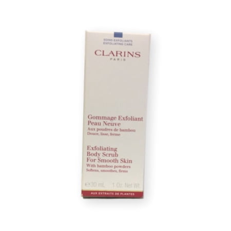 Clarins Exfoliating Body Scrub For Smooth Skin With Bamboo Powders 1 Oz NIB