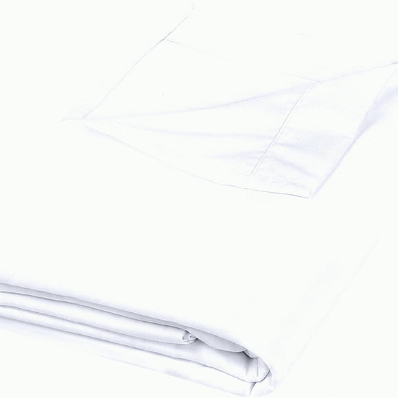 UltraSoft Brushed Microfiber Top Sheet - Queen Size White - Fade Resistant & Easy Care Flat Sheet - Luxurious Softness & Durability - No Shrinkage