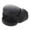 thumbnail image 4 of Threaded Stem Connector Twin-wel Black Chair Trolley Caster with 3/8 Threaded Stem, 4 of 5