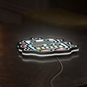 Robot 3D Novelty Light Box for STEM Rooms, Tech Decor, Ideal for Robotics Enthusiasts (Width 8 inch, 20cm)