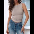 thumbnail image 4 of Chaleco Sin Mangas Sexy de Moda para Mujer Gris L, 4 of 8