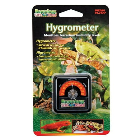 Relative Humidity Chamber - Penn-Plax Reptology Reptile Hygrometer Humidity and Temperature Sensor Gauge, Accurately monitor the relative humidity in your reptile.., By Pen Plax