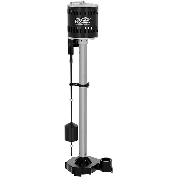 K2 Pumps Pedestal Sump Pump 1/2 Hp Stainless Steel