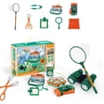 thumbnail image 1 of Frasco de observación para atrapar insectos al aire libre para niños, caja de alimentación multifuncional, telescopio, juguete de ciencia y educación para aventuras de campamento, 1 of 8