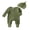 Army Green, variant on BemeyourBBs Preemie Newborn Going Home Outfit Baby Boy Girl Ribbed Knit Romper Hat Set Long Sleeve Button One Piece Jumpsuit Spring Fall Winter Sleepers Clothes