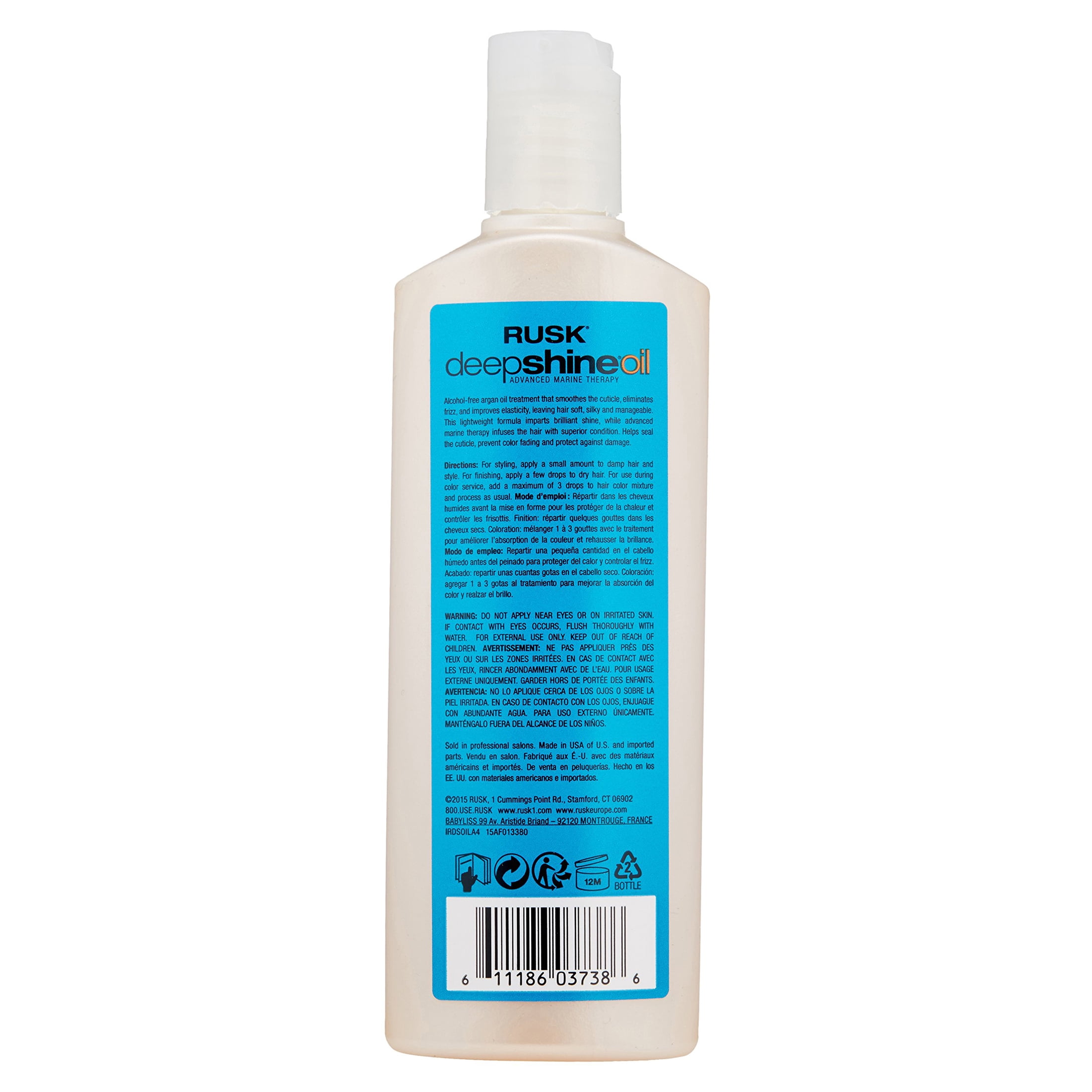 Deepshine Protective Oil Treatment, By Rusk - 4 Oz Treatment