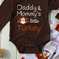 thumbnail image 5 of Thanksgiving Baby Outfits Newborn Kids Baby Boy Girl Letters Print Bodysuit Rompers +Turkey Pants Headband Clothes 4PCS Outfit Set, 5 of 9