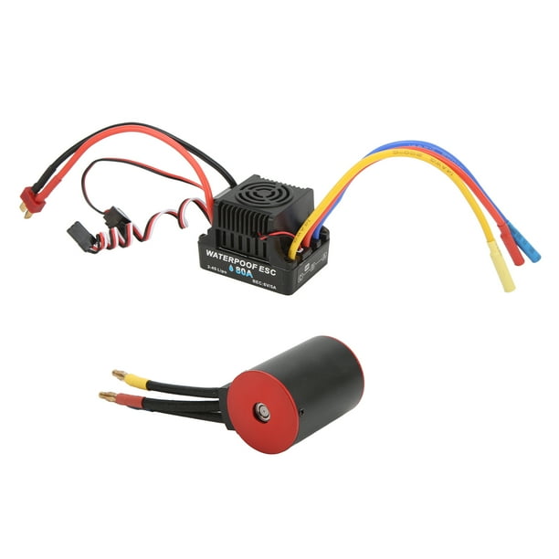 AESC,RC Motor sin escobillas impermeable ESC RC pieza de coche instalación sin esfuerzo