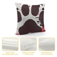 thumbnail image 4 of Qinduosi Dogs Gifts for Dog Lovers,Dog Pillow Covers Inch,Dog Paw Footprints Throw Pillow Covers Decoration for Bedroom Room Living Sofa Couch, 4 of 5
