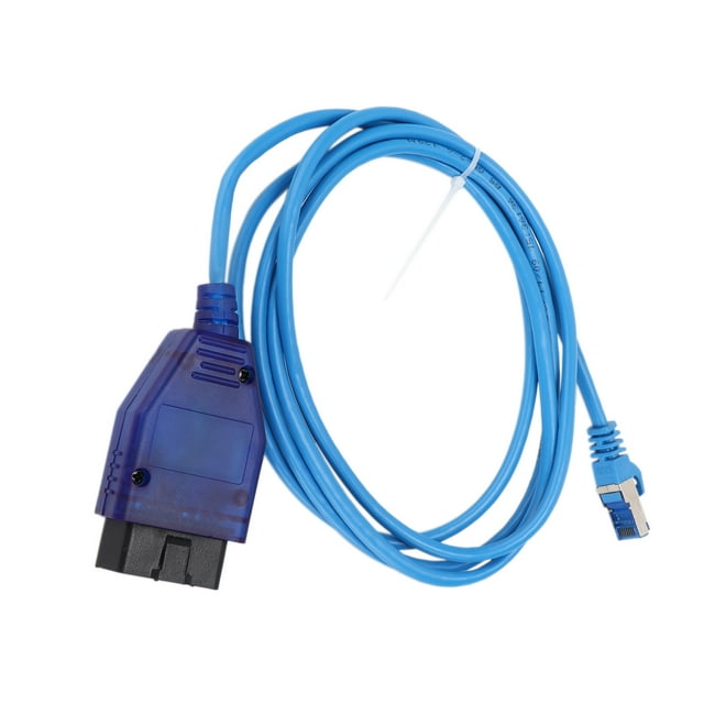 ENET Interface Cable, Strong Signal Transmission Green Insulation OBD Coding Cable Replacement For F/1/3/5/7 Series X3 X4 For Car