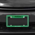 thumbnail image 2 of Marshall NCAA Thundering Herd Chrome Metal License Plate Frame with Full Frame Team Color Graphics, 2 of 8