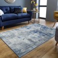 thumbnail image 1 of JV Home Area Rug Elegance Grey Blue 5'3"x7'3" Washable Carpet Anti Slip, 1 of 6