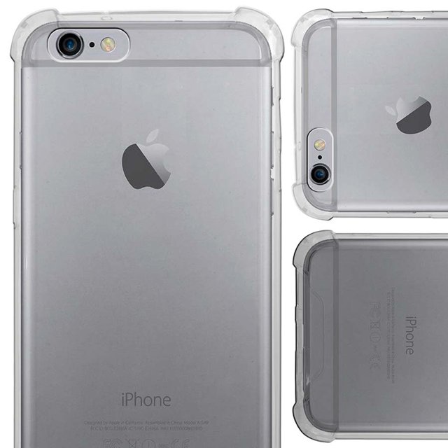 Funda Acrigel Uso Rudo iPh 6 Plus Transparente