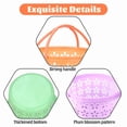 thumbnail image 5 of 6 Pcs Plastic Easter Baskets Set with 36 Easter Eggs & Grass Refill - All-in-One Easter Egg Hunt Supplies for Kids Party, 5 of 7