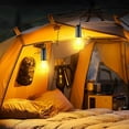 thumbnail image 3 of Solar Tent Lights,Solar Rechargeable Hooked Camping Light,Portable LED Camping Lantern 4 Modes Tungsten Light Tent Lamp with Clip Hook for Camping, Hiking, Backpacking, Emergency Outage, 3 of 8