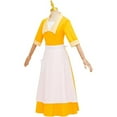 thumbnail image 2 of Yellow Princess Waitress Dress Housemaid Dress for Women, 2 of 7