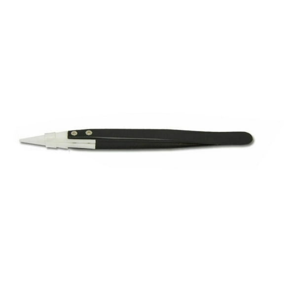 1 x Anti-Static Tweezers ESD Heat Resistant Insulated Pointed Tip Pliers