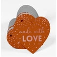 thumbnail image 3 of Inkdotpot Made With Love Wedding Bottle Tag Real Rose Gold Foil Favor Hang Tag 50 Pack, 3 of 6