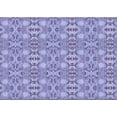 thumbnail image 1 of Ahgly Company Tapis d'Intérieur Lavables en Machine, Rectangle Transitionnel Bleu Ardoise, 5' x 7', 1 of 7