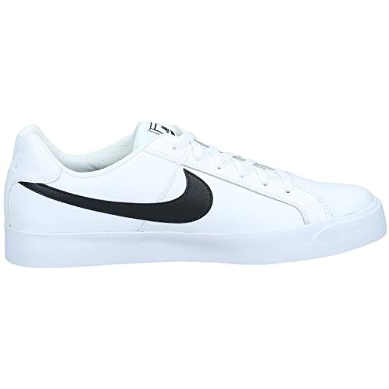Nike Men's Court Royale AC Sneaker, White/Black, 10 Regular US - Walmart.com