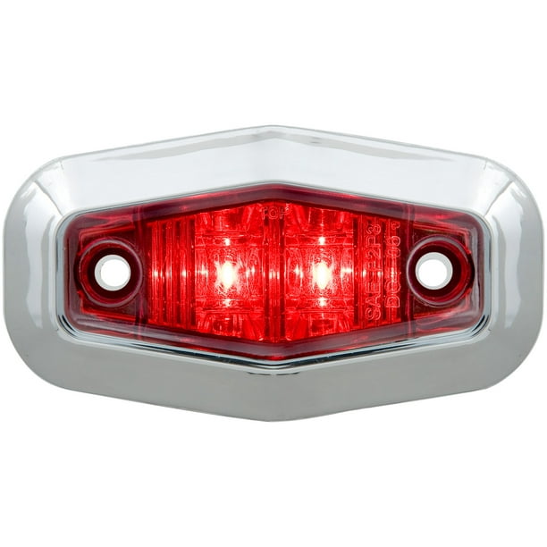 Optronics LED marker/clearance light kit; kit includes sealed red two