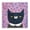 Whimsical Patterned Cat, variant on Stupell Industries Contemporary Whimsical Patterned Cat Black Floating Frame Canvas Art, 18 x 18, by Melissa Averinos