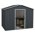 thumbnail image 4 of Yardi Yarda Outside Storage Shed with Lock Air Window, Shed with Durable Construction, Gray, 4 of 12