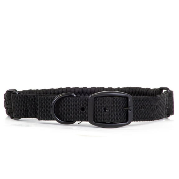 Paracord Dog Collar - Black By Sirius Survival