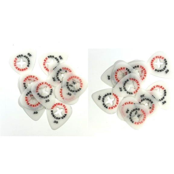 Dunlop Guitar Picks Tortex Flex X Standard 24 Picks .50 MM Light (428XP.50)