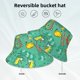 thumbnail image 2 of Fotbe Funny Animals in Jungle Sombrero Tipo Pescador con Estampado – Sombrero de Sol de Algodón de Moda para Playa, Golf, Pesca, 2 of 6