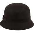 thumbnail image 2 of Sombrero Cloche Gatsby de Lino para Mujer con Banda de Encaje y Flor, 2 of 3