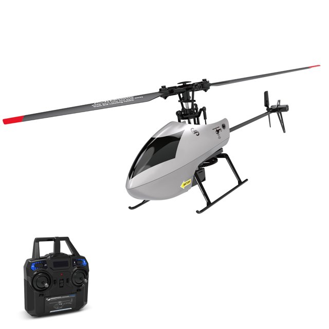 Helicóptero RC Helicóptero de control remoto 2.4GHz Control remoto Drone Estabilización de giroscopio de 6 ejes Aileronless Control remoto Avión Altitud Mantener Juguete de regalo para niños Niñas Adu Eccomum Helicóptero RC
