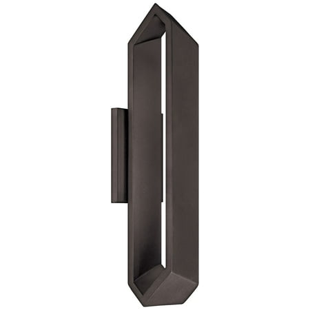 

George Kovacs Pitch 18 1/2 H Black LED Outdoor Wall Light