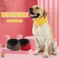 thumbnail image 3 of Dog Scarf Reversible Warm Circle Loop Scarf Pet Neck Warmer Gaiter for Winter, 3 of 9