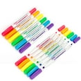 thumbnail image 3 of ZEYAR Highlighters, Dual Tips Marker Pen, Chisel and Fine Tips, 6 Candy Colors, Water Based, Assorted Colors, Quick Dry (6 Candy Colors), 3 of 7
