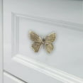 thumbnail image 3 of Poignées de Tiroir en Laiton Dorées, Poignées de Tiroir d'Armoire, Poignées Papillon Libellule, 3 of 8