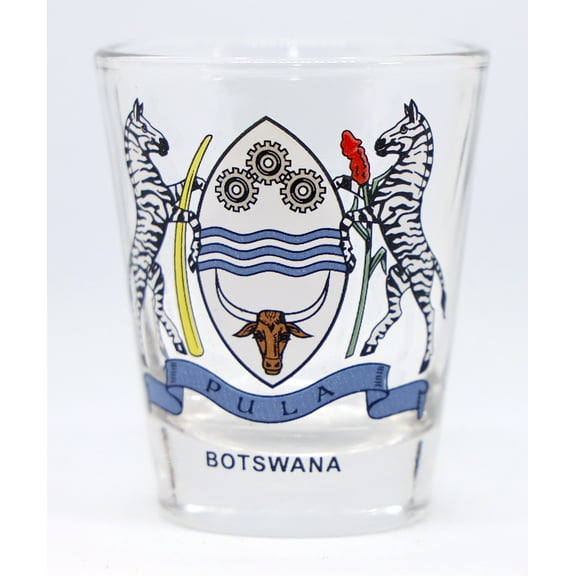 Botswana Coat Of Arms Shot Glass
