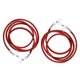 thumbnail image 4 of 2 Piezas, Retenedores de Cuerda de Ajuste Universal, Correas de Soporte de Cuerda de terre Unisex Antideportivas , rojo Macarena Cordón de la cadena de anteojos, 4 of 7