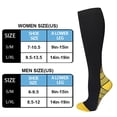 thumbnail image 2 of  1pair Sports Compression Sock Nylon Sports Stocking Unisex (Gradient Nude S/M), 2 of 6