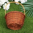 thumbnail image 5 of Creative Mini Decorative Basket for Home School DIY Crafts Made of Plastic Brown Color Fits Two, 5 of 6