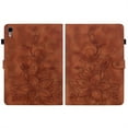 thumbnail image 4 of XYX for iPad mini 7th/ iPad mini 6th Generation 8.3 inch Case, PU Leather Slim Folio with Multi-Angle Stand - Brown Lily Flower, 4 of 7