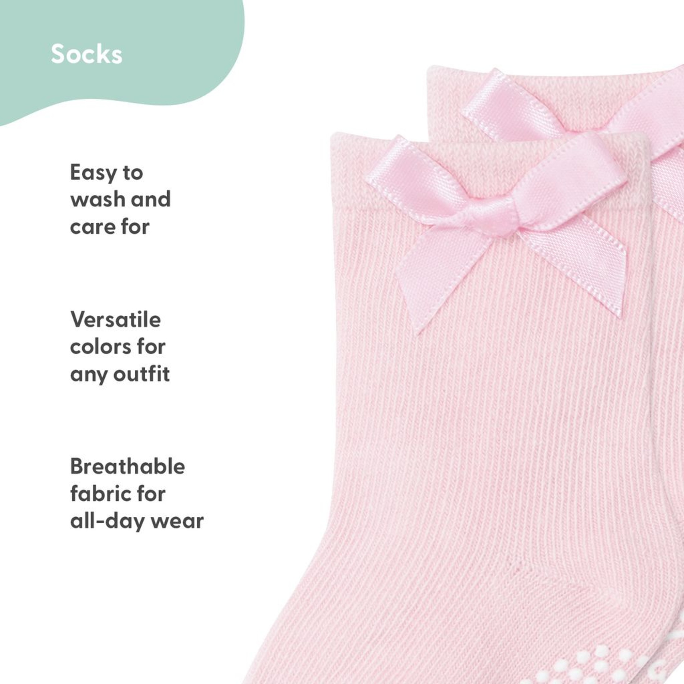 The Peanutshell 12-Pack Organic Cotton Crew Socks photo 4