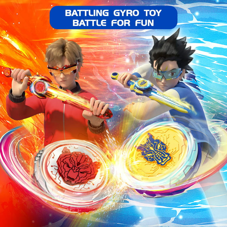 Infinity Nado Battling Top Burst Gyro Toy, Spinning Top w/Sword Launcher,  Battle Game Set Toys for 5 6 7 8 9 10 Years Old Boys Girls, Gifts for Boys