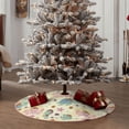 thumbnail image 5 of Salouo Turtle Crab Sea Horse Christmas Tree Skirt 36" Farmhouse Christmas Decorations Snowman Xmas Tree Skirt Tree Mat for Holiday Party Decor, 5 of 8