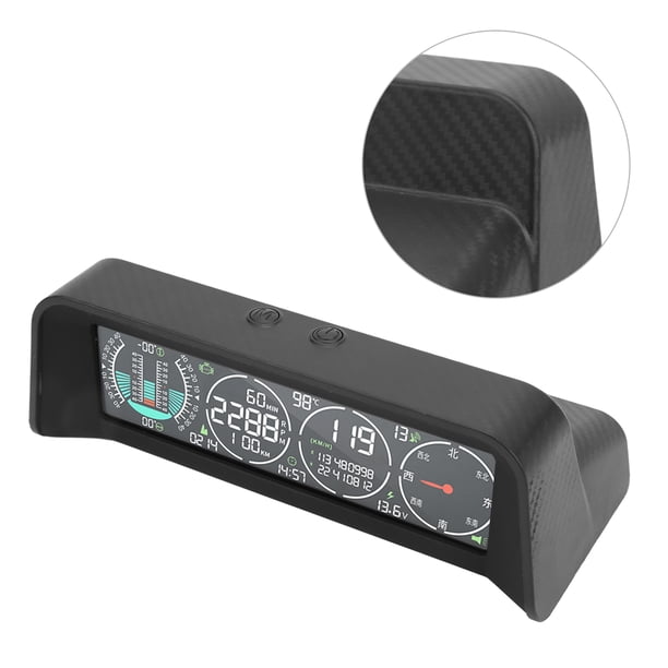 Pantalla Hud, GPS Inteligente Inteligente Resistente al Calor obd Hud Multifunción Multifuncio Dual Canal para la SEGURIDAD DE LA LA ERDUCCIÓN