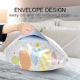 thumbnail image 5 of GZHJMY Easter Standard Satin Pillowcase Happy Easter Colorful Eggs Pillow Case Cover Home Bedding Smoothy Ultra Soft Pillow Cover Rectangle Bedding Deco Home Decor, 5 of 7