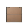 thumbnail image 4 of Elegant Decor Metal Frame Square Mirror 30 inch in Black, 4 of 10